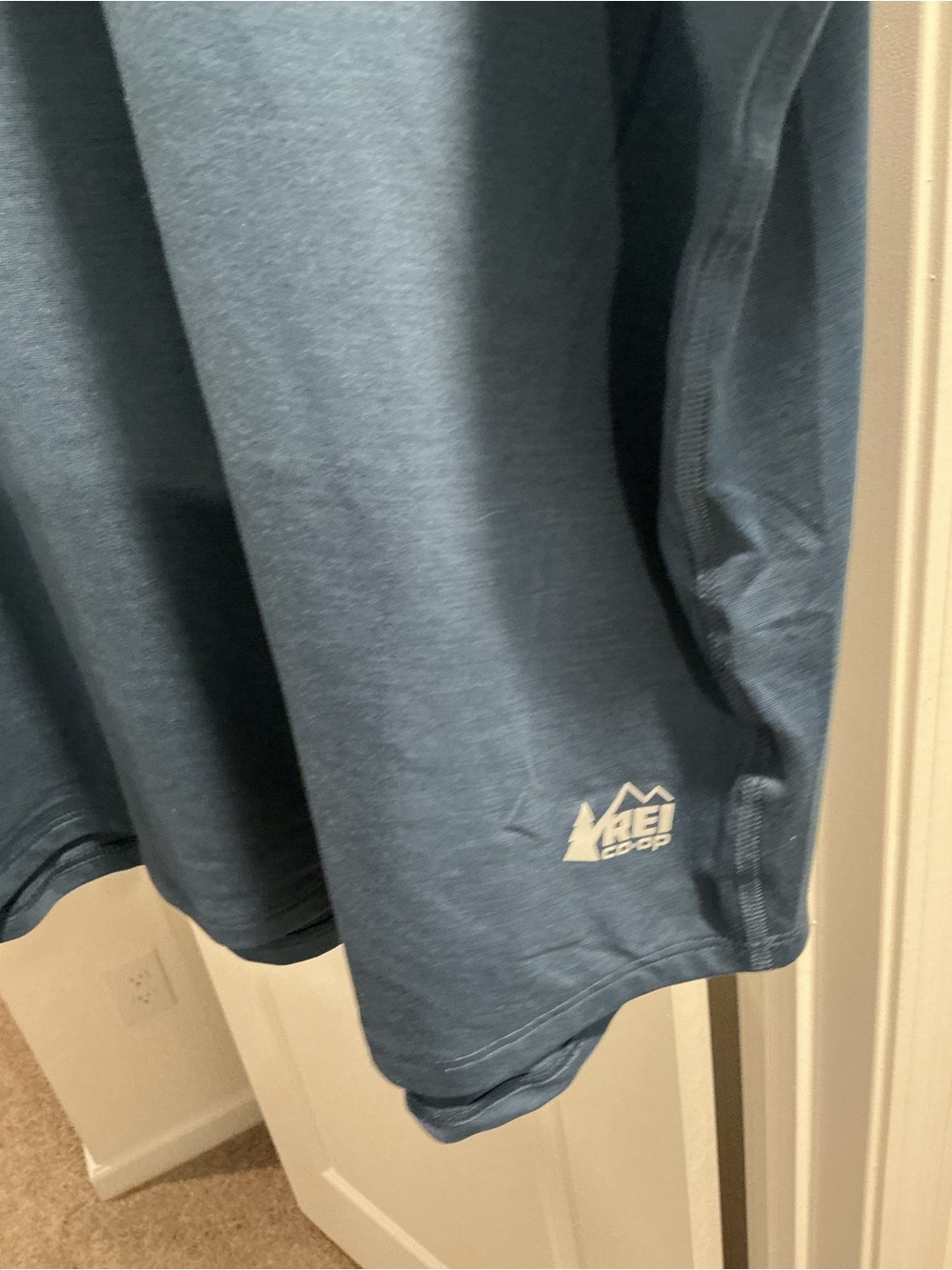 REI Women’s Short Sleeve Crew Tee in Slate Blue - Picture 2 of 3